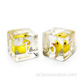 Bescon Yellow Duck 16mm 6 Sides Dice Set من 6 ، مجموعة Duck D6 6pcs الأصفر